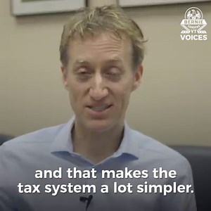 The Republican tax bill is a hole-in-one for Trump himself, who will benefit from tax breaks for real estate investors and golf course owners. This is a disgrace. | U.S. Senator Bernie Sanders