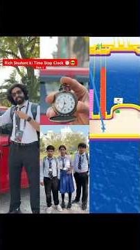 Rich Student ki Time Stop Clock ⏰😎 Part-1 #shorts #teratrigun #ytshorts #trigun #richstudent