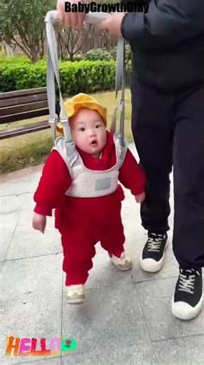 Tired of Bending Over to Help Your Baby Walk? Baby Walking Harness Fixes It!#Shorts