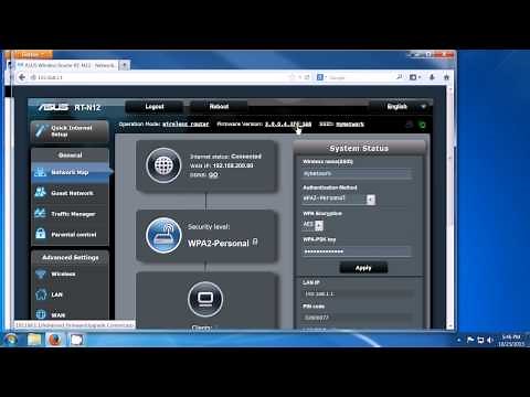 Updating the Firmware on an Asus Router