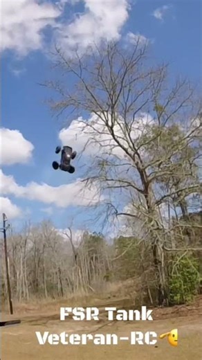 Have you ever seen a RC Tank fly? 🤣 #rctruck #rc #rcbasher
