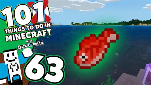 A mighty fine catch indeed! - 101 things to do in Minecraft with Bricks 'O' Brian