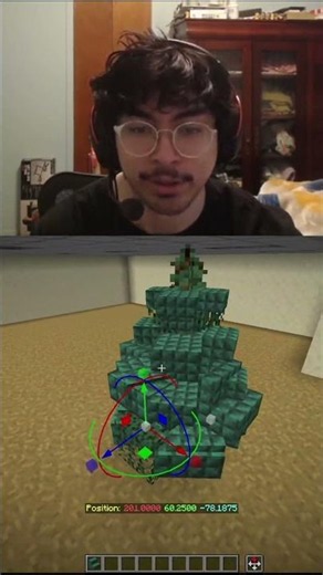 BUILDING THE BACKROOMS CHRISTMAS TREE SCENE IN MINECRAFT