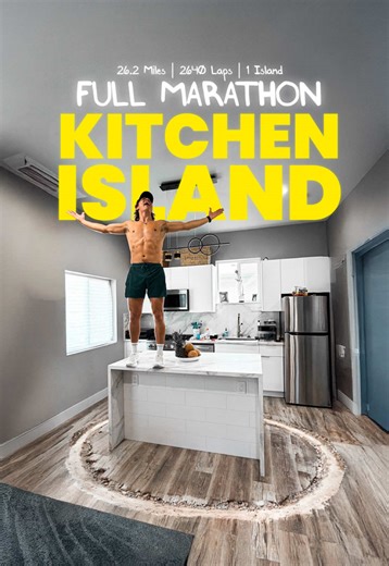 I Ran a Full Marathon Around My Kitchen Island