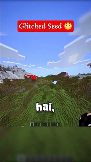 I Found A Glitched Seed in Minecraft Bedrock edition! 🤯
