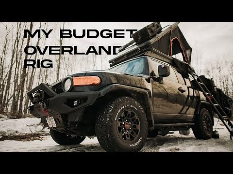 DIY SUV CAMPER BUILD | My Buget FJ Cruiser Overland Rig