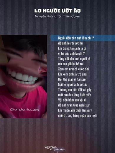 Lo Người Ướt Áo || Cover #nhachaymoingay #tamtrang #lyrics #viral #xuhuong