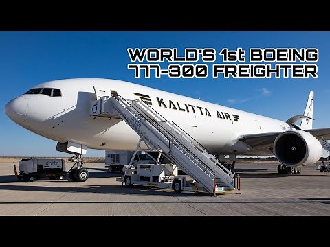 World’s 1st Boeing 777-300ER Converted Freighter Discovery | Dubai Airshow2023