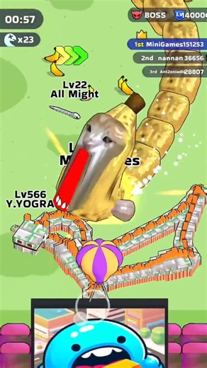 Snake Clash Vip Best Gameplay 158 #games #viralshorts #viralgaming