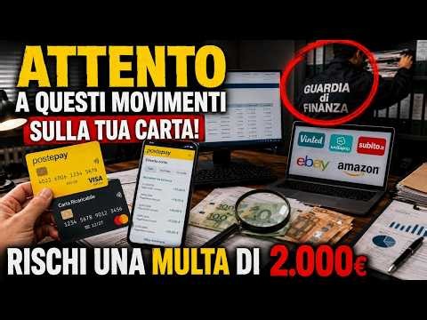 POSTEPAY E RICARICABILI SOTTO LA LENTE DEL FISCO: RISCHI ANCHE PER PICCOLE VENDITE E IMPORTI MINIMI!