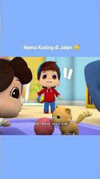 Nemu Kucing di Jalan 😴😴 | Lagu Anak Islami | Omar & Hana