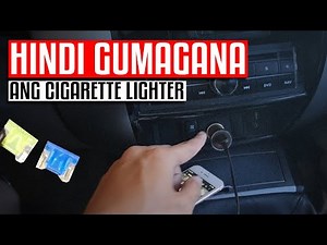 Paano Ayusin ang Di Gumaganang Cigarette Lighter/12V Socket | Fuse Replacement