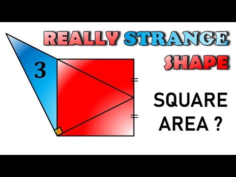 This should be easy geometry! But can YOU find the square's area?