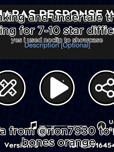 day 3 of making an undertale themed level #geometrydashgame #geometrydash #creator #w #undertale #wip @rion7930