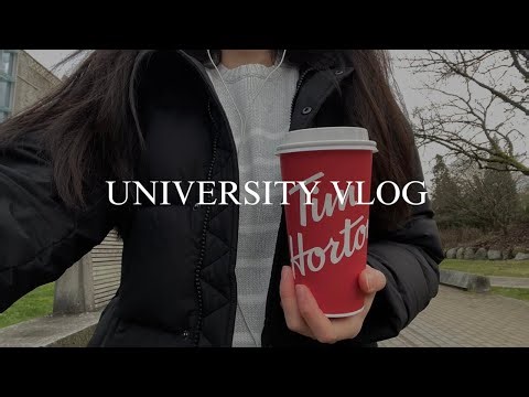 productive week at uni | studying at the library | lots of coffee | foggy days | UBC vlog