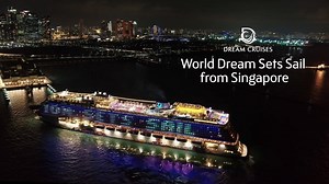 【Embark on an Escapade Outside Singapore】 Smiles and tears as we watch World Dream start her first sailing, which marks a shining milestone for Singapore to open its door again for staycations, and more accurately #SuperSeacation! #WorldDream #DreamCruises #staycation #Singapore #WhereDreamsSetSail #ilovecruising #cityescape | Dream Cruises