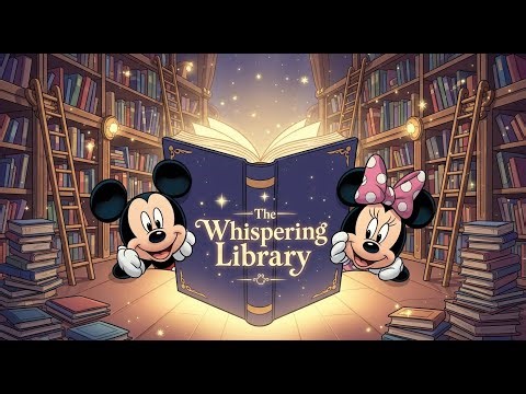 Step into a magical library adventure with Mickey and Minnie Mouse