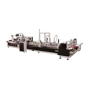 Full Automatic Corrugated Folder Gluer Machine Carton Box Fold Gluing Machine