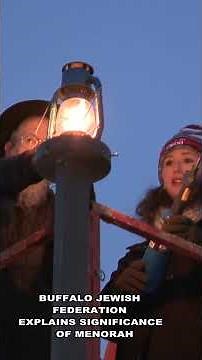 Buffalo Jewish Federation explains significance of menorah lighting for Hanukkah