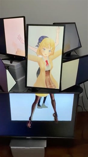 I had Watson Amelia perform the Reze Dance inside the 7-screen Portalgraph display! #shorts