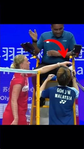 Card warnings in badminton🏸💀 #badmintonlovers #badminton #viral #badmintonathlete #badminronrules