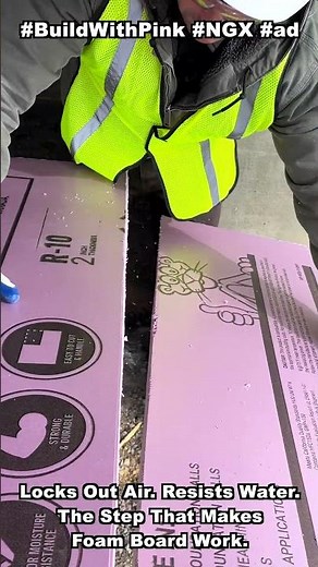 #ad EasySealR | The Step That Makes Foam Board Actually Work #BuildWithPink #NGX
