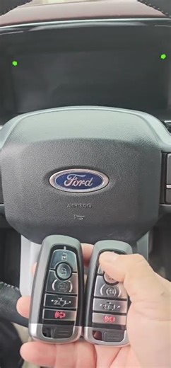 Toronto GTA. Key all lost. 2023 Ford F150 smart key programming. #carkeyreplacement #carkey