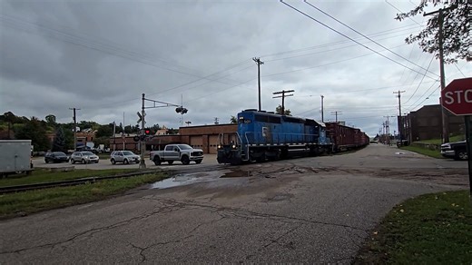 11K views · 382 reactions | A railroad crossing that Escanaba & Lake Superior Railroad flagged forever finally works again in downtown Iron Mountain, MI! | Escanaba & Lake Superior Railroad w/ Jason Asselin | Facebook