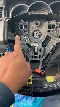 2009 Nissan versa clock spring remove replace