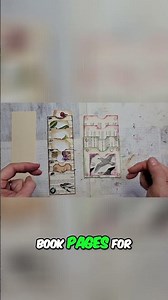 Stackable Pockets: Easy Book Page Projects with Pam! #shorts