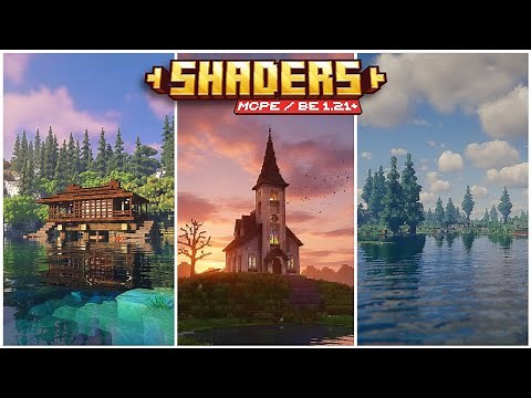 ​🤯 Top BEST MCPE/Bedrock Shaders 1.21: NO LAG & ULTRA REALISTIC Render Dragon Shaders
