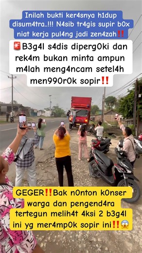 🔴Beginilah Ker4snya h1dup dijalan lintas‼️