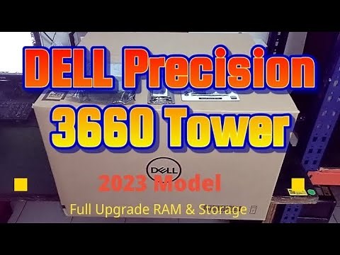 DELL Precision 3660 Tower ( Core i7-12700 ) - Unboxing, Disassembly and Upgrade Options