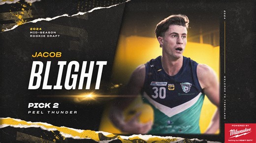 36K views · 604 reactions | Intercepting defender Jacob Blight is our first pick in the 2024 mid-season rookie draft. Presented by Milwaukee Tools Australia, our trade and list management partner. | Richmond FC | Facebook