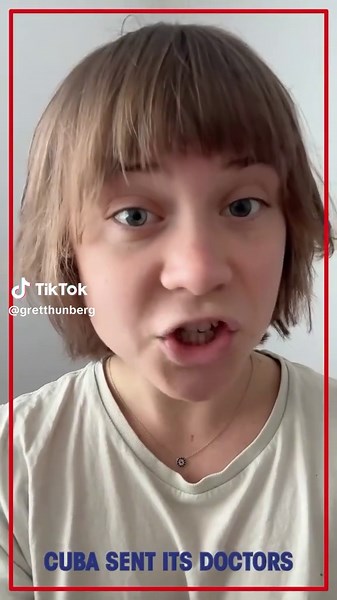Greta Thunberg (@gretthunberg)’s video of Cuba Country In The Caribbean