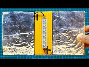 how to make solar panel using foil paper - solar panel very easy at home