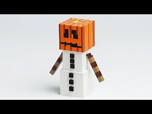 How to Build Snow Golem with LEGO®️ Bricks