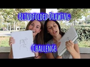 BLINDFOLDED DRAWING CHALLENGE