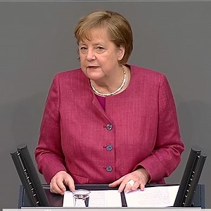 378K views · 1.9K reactions | Kanzlerin Merkel heute in der Bundestagsdebatte zum Infektionsschutzgesetz: Die dritte Welle hat unser Land fest im Griff. Alleine können die Ärztinnen und Ärzte und die Pflegerinnen und Pfleger den Kampf gegen das Virus nicht gewinnen. Sie brauchen die Unterstützung von Staat, Politik, Gesellschaft – von uns allen. | Bundesregierung | Facebook