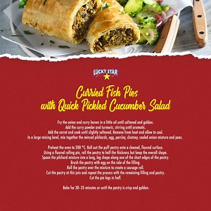 264 reactions · 16 shares | Carrying on with the season of sharing, we’ve got another hot suggestion for snack time with friends and fam! Try out the Spicy Pilchard Mini Pies ️不Crispy and packing a punch Who are you hosting for lunch ka festive? | Lucky Star | Facebook