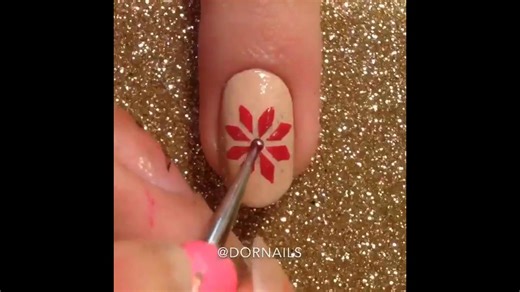 Satisfying Christmast Theme Nail Art