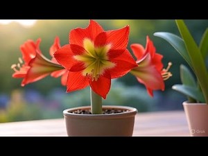 🌸 Amaryllis Replanting Guide: Safely Transplant & Transfer with Ease! 🌱