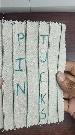 BASIC PIN TUCKS TUTORIAL 🪡 | #sewing #basicsewing #pintucks #pintuckssewing #basicpintucks