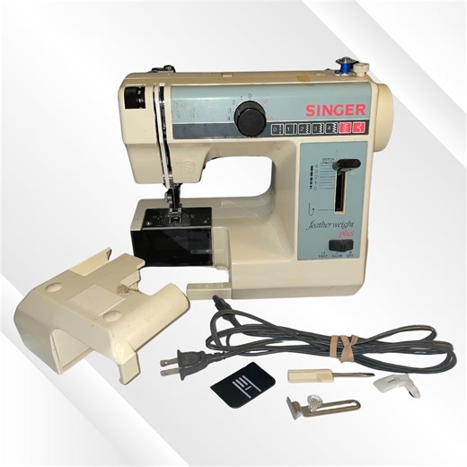 Machine à coudre Singer Rare modèle 324 poids plume Plus avec câble d'alimentation - Etsy France