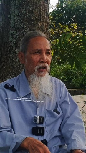 The Old Man in the Blue Robe with Silver Beard