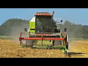 Harvesting first Grain | Barley | Claas Dominator 68s | Sauerland | Germany | 2014