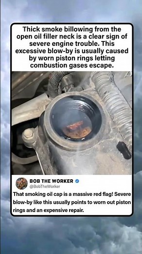 Excessive Engine Blow-By! 🚩💨 (Bad Piston Rings)