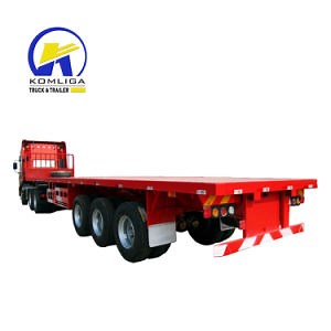 [Hot Item] 2 Axle 3 Axle 40 Feet Container Flatbed Semi-Trailer