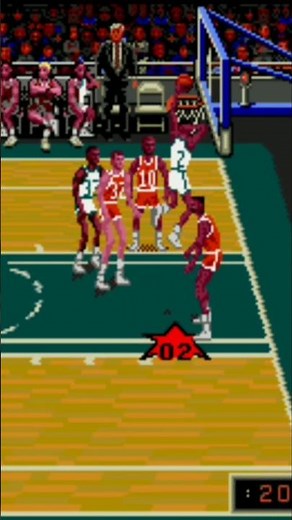 Larry Johnson dunk session in NBA Showdown '94! #bballvideogames