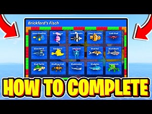 How To COMPLETE BRICKFORD BESTIARY In Fisch! (LEGO EVENT BESTIARY) Roblox
